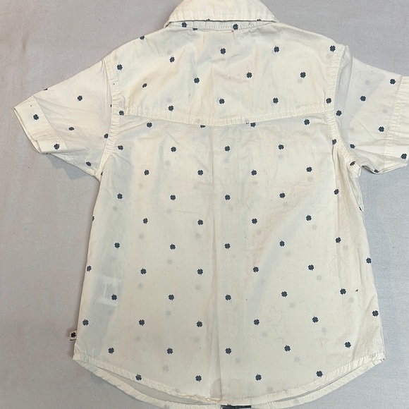 Lucky Brand White and Blue Button Down Shirt - Picture 4 of 5